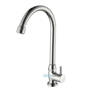 Torneira para Banheiro Mesa 1/4V Bica Alta Cromado DCTF-6601A