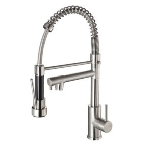 Monocomando para Cozinha Mesa Bica Alta 1/4V Cromado Gourmet Flex 48cm