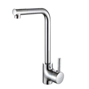 Monocomando para Cozinha Mesa Bica Alta Cromado Reto 32cm