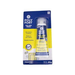 Adesivo de Montagem Fixa sem Prego Polyfort Branco 85g Pulvitec