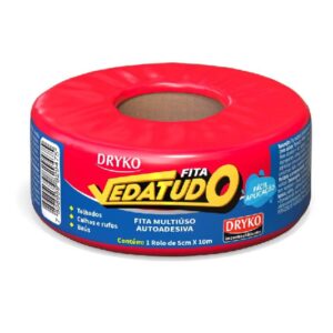 Fita Asfáltica Vedatudo Cinza 10m Dryko