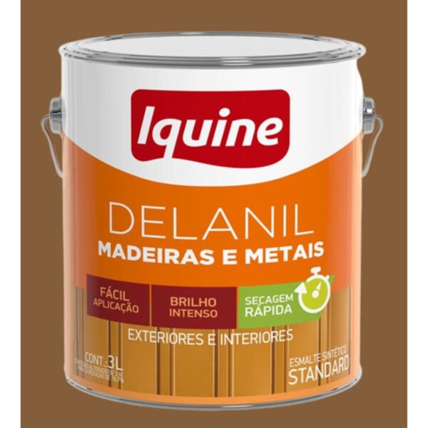 Esmalte Standard Sintético Alto Brilho Delanil 3L