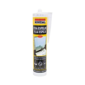 Adesivo de Montagem Fixa Espelho Branco 430g Soudal