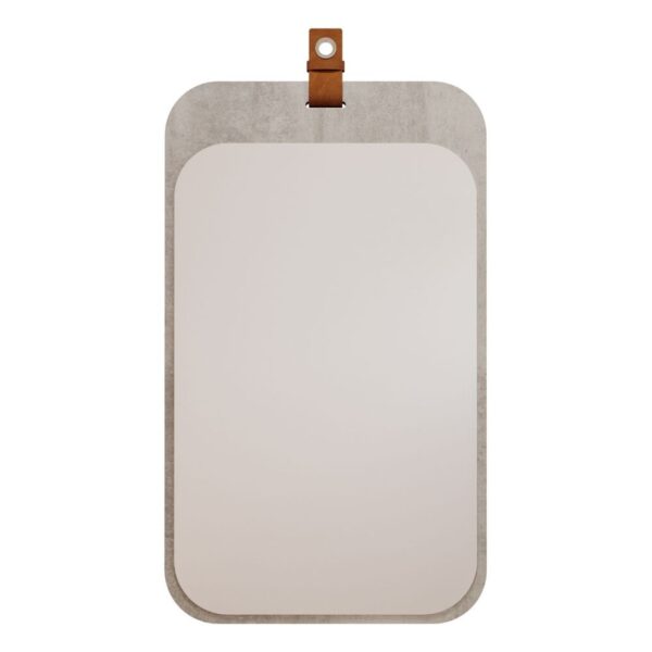 Espelheira para Banheiro Monet 80,5x40cm Cimento MGM Móveis