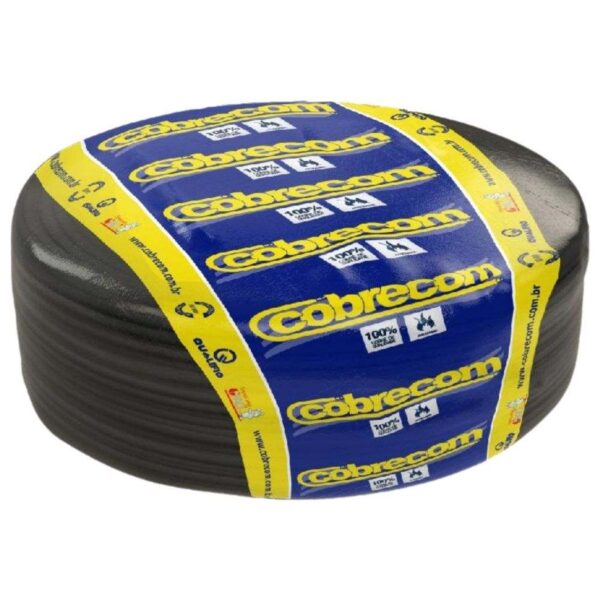 Cabo Flexível 10mm² 750V 50 Metros Cobrecom