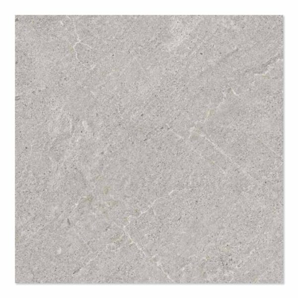 Piso 77014 Lithos Grey Retificado Granilhado Cinza 77×77 1,78m2