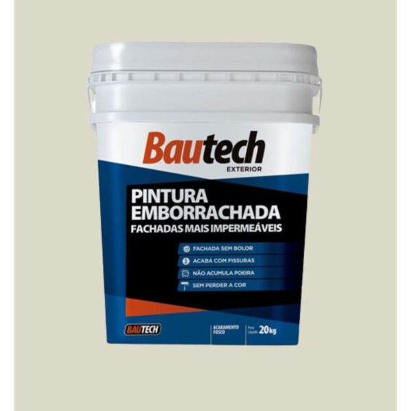 Tinta Premium Acrílica Fosco Emborrachada 20Kg Bautech