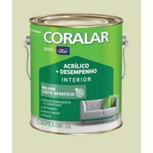 Tinta Econômica Acrílica Fosco + Desempenho 3,6L Coralar
