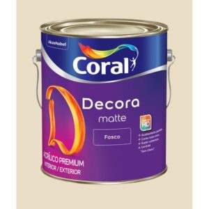 Tinta Premium Acrílica Fosco Decora 3,6L Coral
