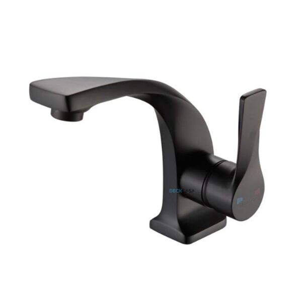 Monocomando para Banheiro Mesa Bica Baixa Preto Luxo