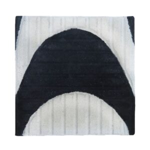 Piso Cimentício Copacabana Preto e Branco 30,7×30,7cm Amarrado c/ 5 Un