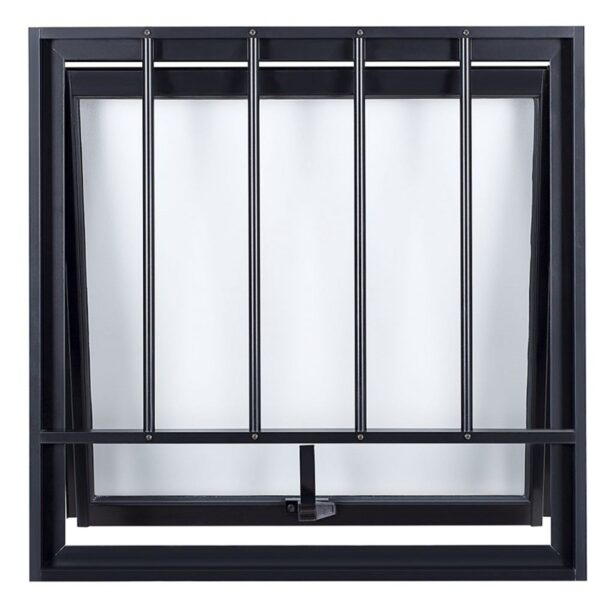 Maxim-ar Vidro Boreal com Grade Alumínio Preto Proex