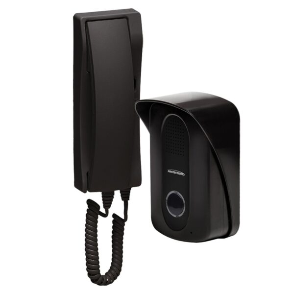 Porteiro Eletrônico PT270 com Fonte para Fechadura/Monofone Protection