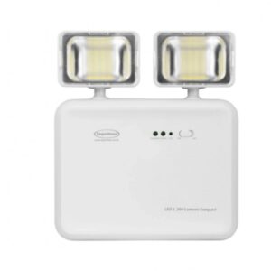 Luminária de Emergência LED 2 Faróis 2200 12W Segurimax