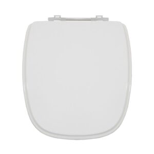 Assento Sanitário Like/City/Angra Branco MDF Laqueado Quadrado