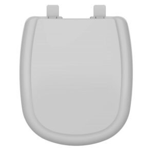 Assento Sanitário Convencional Premium PP Quadrado Cinza