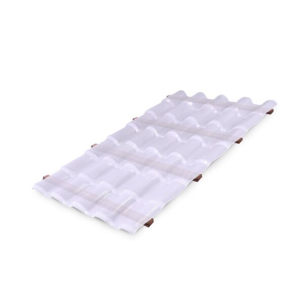 Telha Colonial Polipropileno Translúcida 3,25×0,86m Lux Telhas