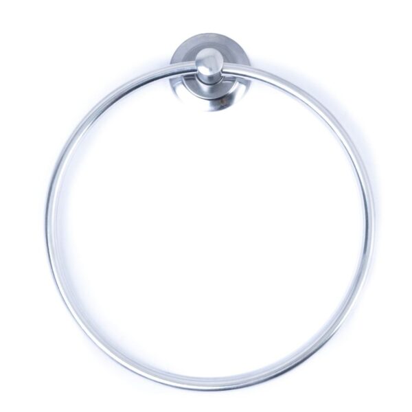 Porta Toalha de Rosto Vegas Argola Cromado