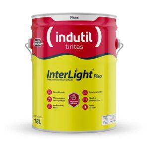 Tinta Premium Acrílica Fosco Interlight Piso Demarcação 18L Indutil