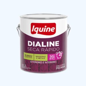 Esmalte Premium Sintético Acetinado Dialine Branco 3L