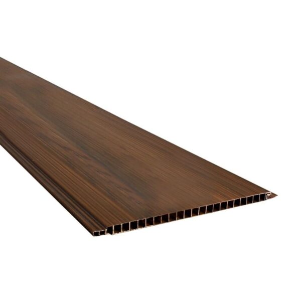 Forro PVC Mogno Normatizado 8mm 20x300cm Pacote com 3m² Bariri