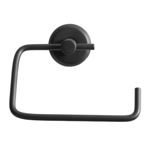 Porta Papel Higiênico Brisa Matte sem Tampa Preto