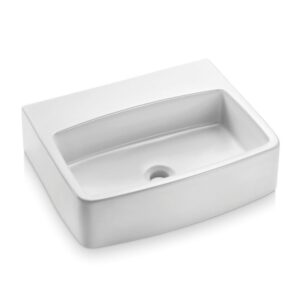 Cuba de Apoio Louça Retangular ICA1300 Branca 50x41cm Icasa