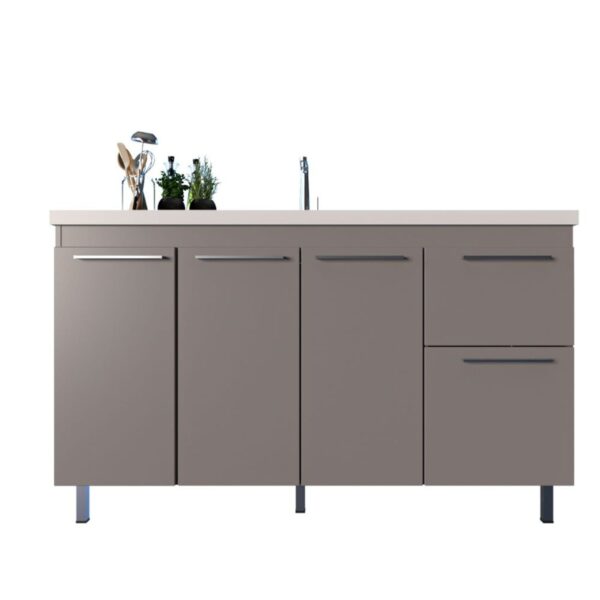 Gabinete para Cozinha Kaus 144x84x53cm MDF Cerocha