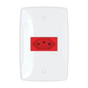 Conjunto Tomada 2P+T 20A 4×2 Finesse Plus B.Lux