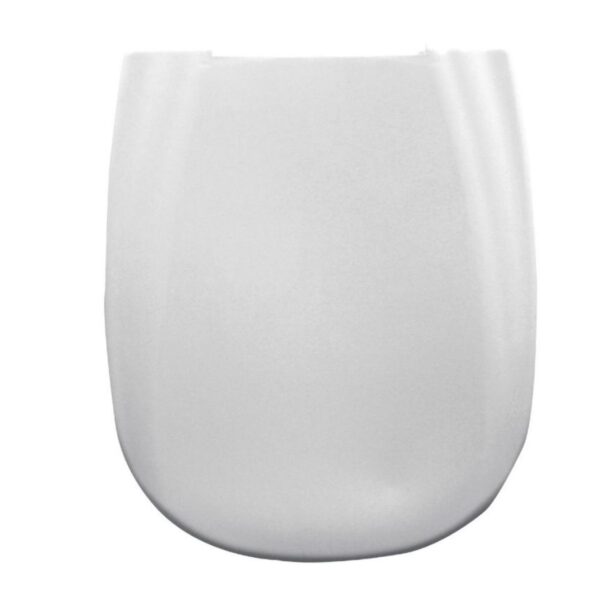 Assento Sanitário Elevado com Tampa 7,5cm PE Quadrado Branco