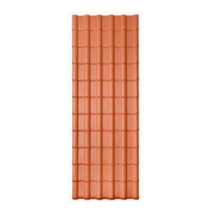 Telha Plan PVC Terracota 2,42x86cm Lux Telhas