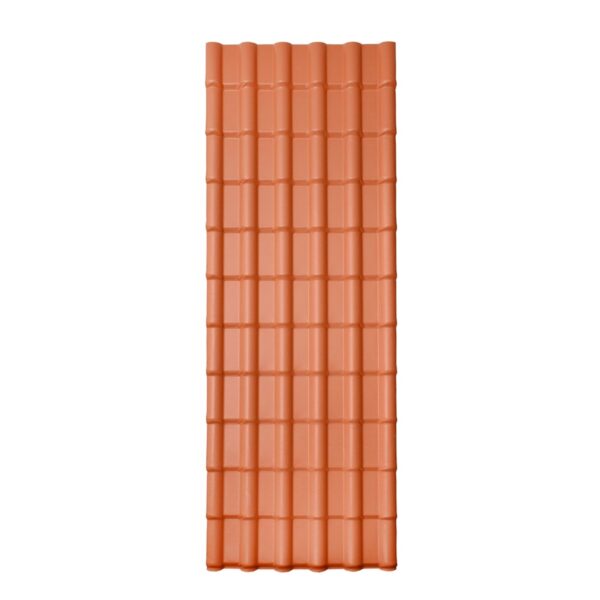 Telha Plan PVC Terracota 2,42x86cm Lux Telhas