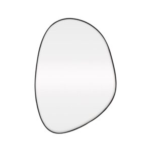 Espelho Corin Orgânico Preto 60x83cm Arte Própria