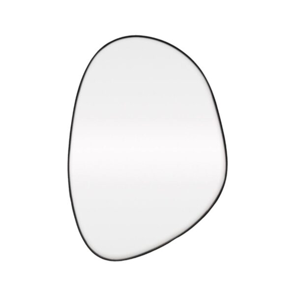 Espelho Corin Orgânico Preto 60x83cm Arte Própria