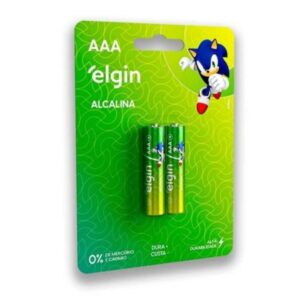 Pilha Alcalina 1,5V Tipo AAA Elgin