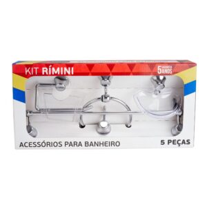 Kit Acessórios para Colar ABS Rimini com 5 Peças Aquaplas