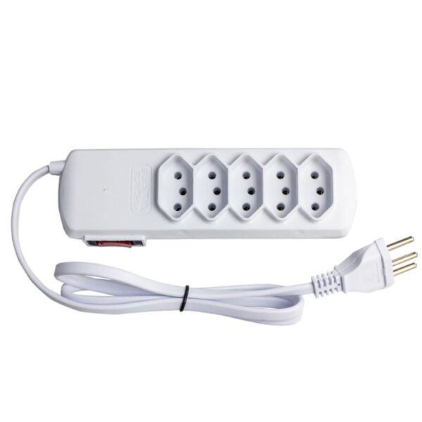 Filtro de Linha com 5 Tomadas 10A 80cm Force Line