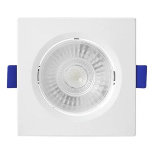 Spot LED de Embutir Quadrado Branco 7W Bivolt JNG