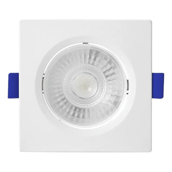 Spot LED de Embutir Quadrado Branco 7W Bivolt JNG