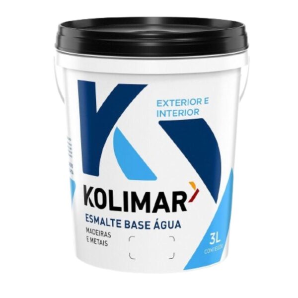Esmalte Premium Base Água Brilhante 3L Kolimar