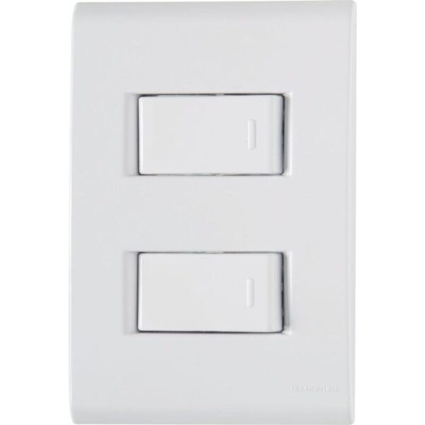 Conjunto 2 Interruptores Simples 4×2 Liz Tramontina