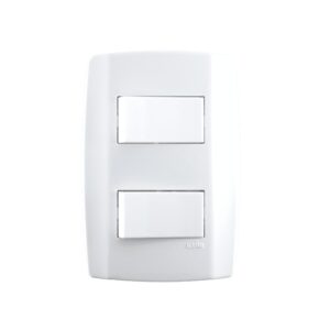 Conjunto 2 Interruptores Simples 4×2 Slim Ilumi