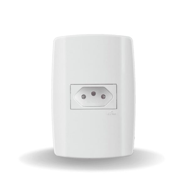 Conjunto Tomada 2P+T 20A 4×2 Slim Ilumi