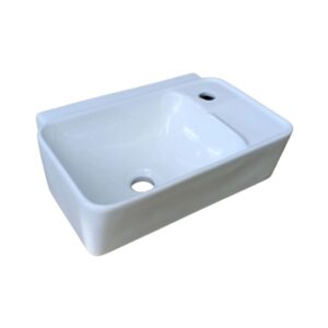 Lavatório Suspenso Louça Retangular Branco 41x30cm Icasa