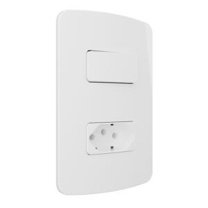 Conjunto Interruptor Simples + Tomada 10A 4×2 B3 Margirius