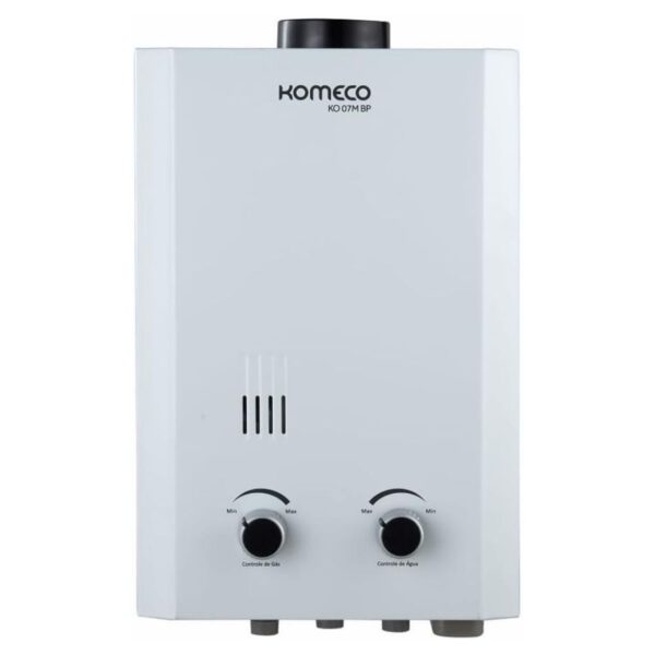 Aquecedor de Água a Gás Mecânico 7L a Pilha Komeco