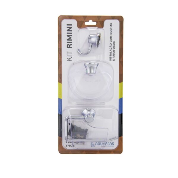 Kit Acessórios para Fixar ABS Rimini com 3 Peças Aquaplas