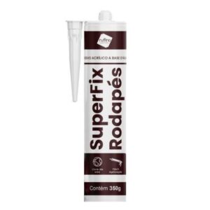 Cola PU Acrílica para Rodapés e Molduras Base D’água Ruffino