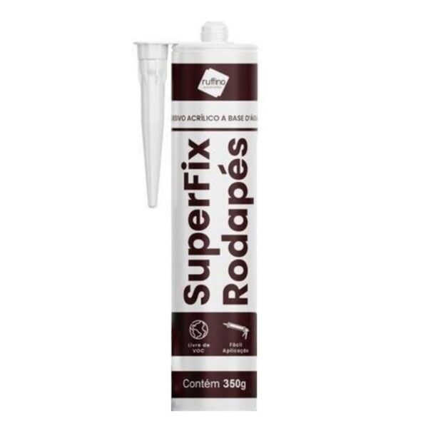 Cola PU Acrílica para Rodapés e Molduras Base D’água Ruffino