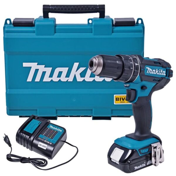 Furadeira Parafusadeira de Impacto 18V com 1 Bateria DHP482Y002 Makita